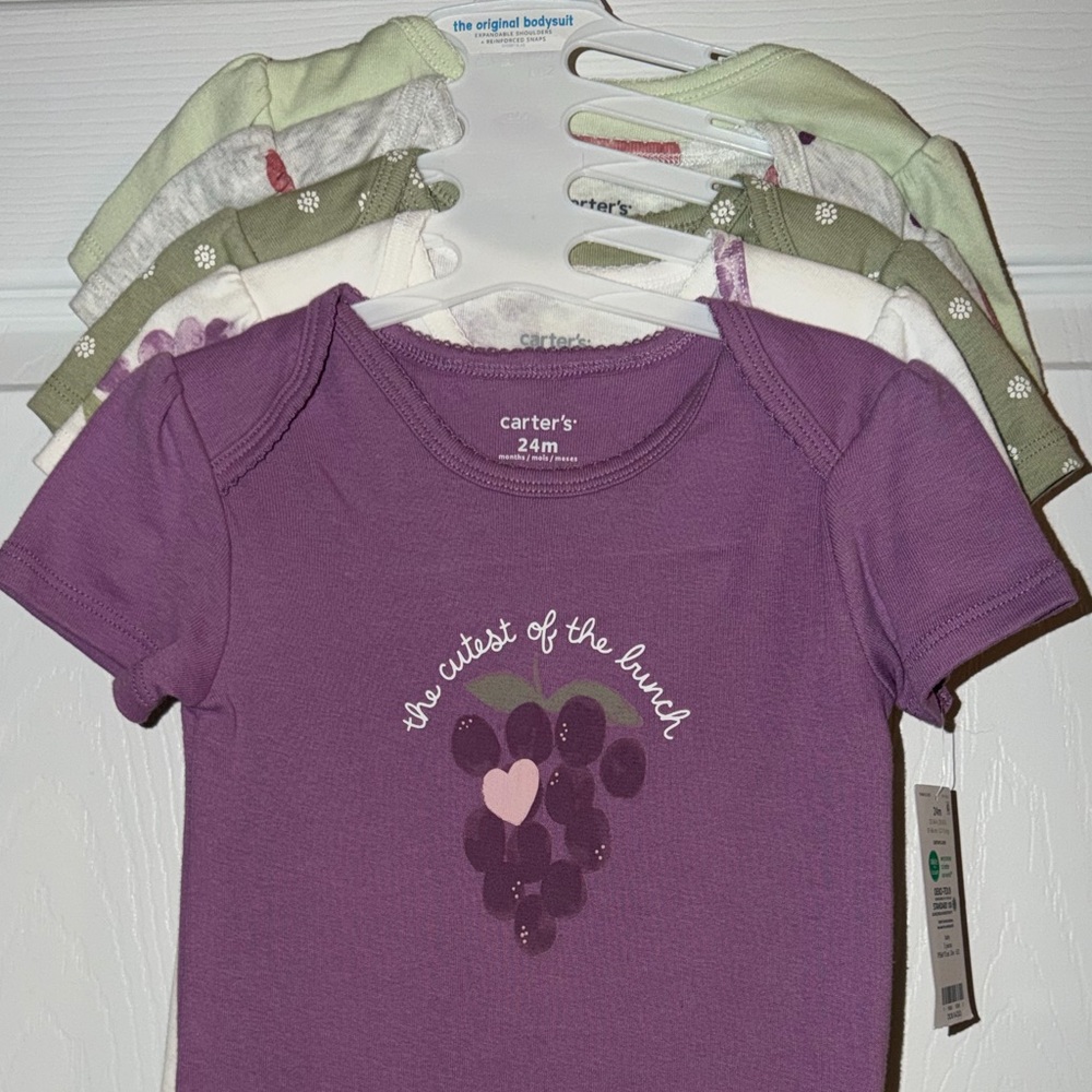 Carter's 24 months Bodysuit set of 4